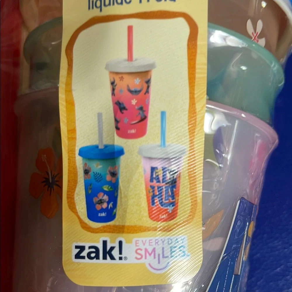 Disney Lilo & Stitch Floral Color Changing Cups Set - Blue, Pink, Yellow - Picture 5 of 7